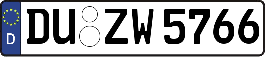 DU-ZW5766