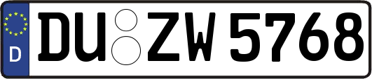 DU-ZW5768
