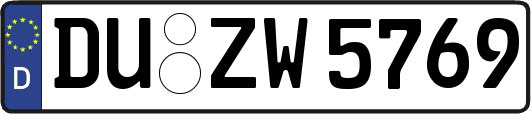DU-ZW5769