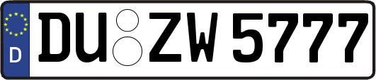DU-ZW5777