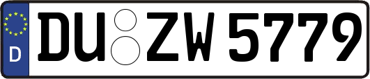 DU-ZW5779