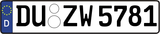 DU-ZW5781