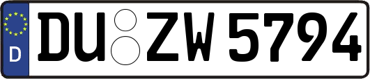 DU-ZW5794