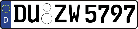 DU-ZW5797