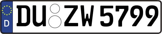 DU-ZW5799