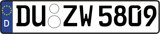 DU-ZW5809