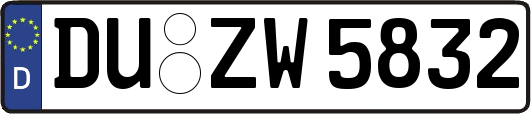 DU-ZW5832