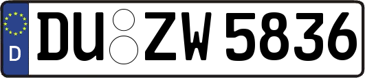 DU-ZW5836