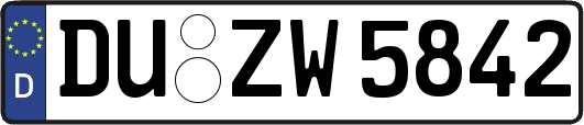 DU-ZW5842