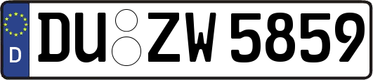DU-ZW5859