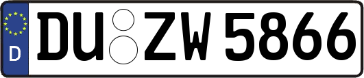 DU-ZW5866