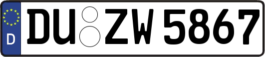 DU-ZW5867