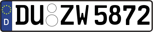 DU-ZW5872