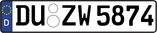DU-ZW5874