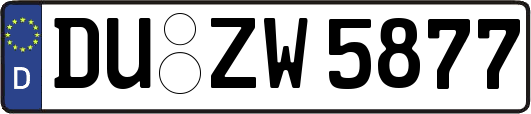 DU-ZW5877