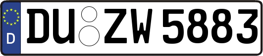 DU-ZW5883