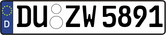 DU-ZW5891