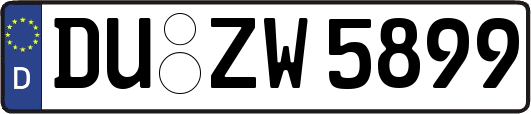 DU-ZW5899