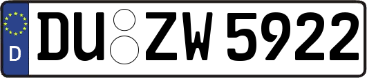 DU-ZW5922