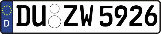 DU-ZW5926