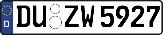 DU-ZW5927