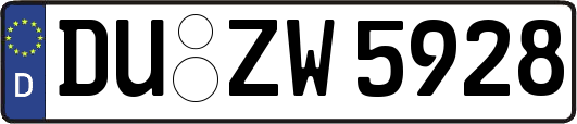 DU-ZW5928