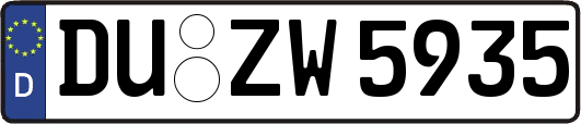 DU-ZW5935