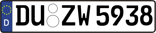 DU-ZW5938