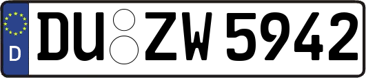 DU-ZW5942