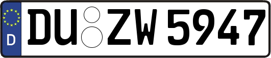 DU-ZW5947