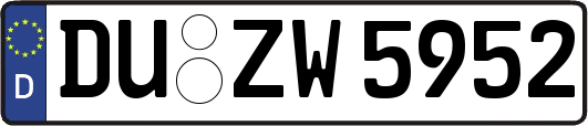 DU-ZW5952
