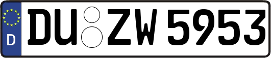 DU-ZW5953