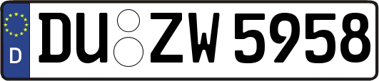 DU-ZW5958