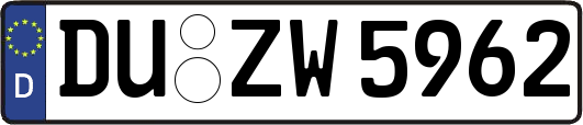 DU-ZW5962