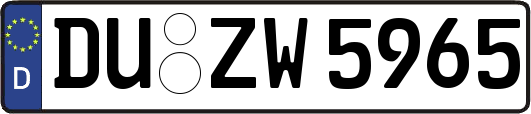 DU-ZW5965