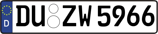 DU-ZW5966