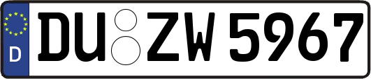 DU-ZW5967
