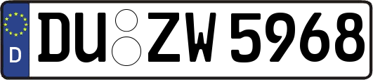 DU-ZW5968