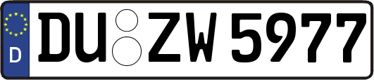 DU-ZW5977