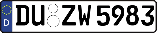 DU-ZW5983