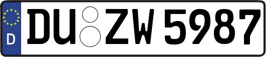 DU-ZW5987