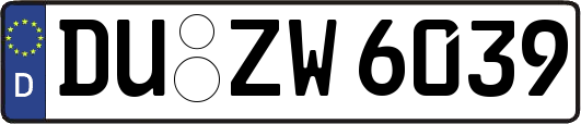 DU-ZW6039