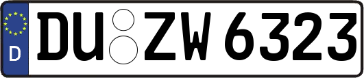 DU-ZW6323