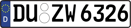 DU-ZW6326