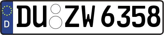 DU-ZW6358