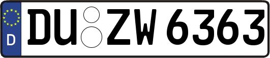 DU-ZW6363