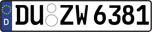 DU-ZW6381