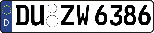 DU-ZW6386