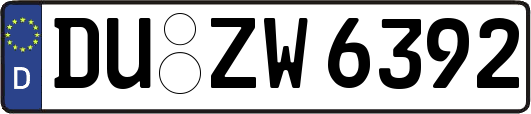 DU-ZW6392