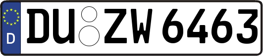 DU-ZW6463